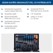 Kép 4/6 - SCHEPPACH  TB 200 - SZERSZÁMOS KOFFER SZERSZÁMOKKAL, 141 DB-OS