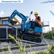 Kép 4/12 - Scheppach EXC 815 mini forgó kotrógép