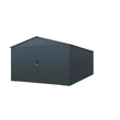 Kép 6/7 - RIWALL PRO RMCG 20X13 ANTHRACITE - FÉM GARÁZS 3,86 X 6 M NYEREGTETŐVEL (ANTRACIT)