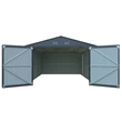 Kép 3/7 - RIWALL PRO RMCG 20X13 ANTHRACITE - FÉM GARÁZS 3,86 X 6 M NYEREGTETŐVEL (ANTRACIT)