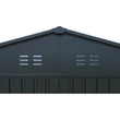 Kép 7/7 - RIWALL PRO RMCG 20X13 ANTHRACITE - FÉM GARÁZS 3,86 X 6 M NYEREGTETŐVEL (ANTRACIT)