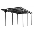 Kép 1/2 - Riwall  RMCP 16x10 Anthracite alumínium kocsibeálló 5 x 3 m, antracit