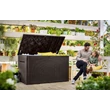 Kép 3/3 - KETER JAVA  BOX MŰRATTAN KERTI LÁDA 850L Barna