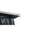 Kép 2/6 - RIWALL RMSA 6X8 ANTRACIT - FÉM KERTI TÁROLÓ 2,4 X 1,7 M NYEREGTETŐVEL (ANTRACIT)