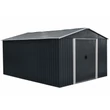 Kép 5/5 - RIWALL RMSA 12X10 ANTHRACITE - FÉM KERTI TÁROLÓ 3 X 3,7 M NYEREGTETŐVEL (ANTRACIT)