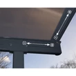 Kép 3/4 - Palram CAPRI 5400 SZÜRKE 3 X 5,46 - PERGOLÁK