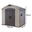 Kép 3/3 - CURVER KETER FACTOR 8x6 beige 585 taupe 557 (230451)