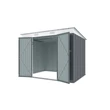 Kép 4/4 - RIWALL RMSP 6X8 ANTRACIT - FÉM KERTI TÁROLÓ 2,4 X 1,8 M LAPOSTETŐVEL (ANTRACIT)