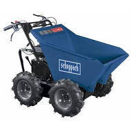 Scheppach DP 3000 - kerekes 4 x 4 meghajtású minidömper mechanikus billenéssel és 300 kg-os terheléssel