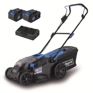 Scheppach BC-MP430-X-SET XL2 - AKKUS FŰNYÍRÓ INDUKCIÓS MOTORRAL 4 AZ 1-BEN 2X20V, IXES 20V (2 DB AKKUVAL ÉS TÖLTŐVEL)