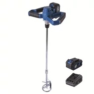 Scheppach BC-PMX100-X-SET L - akkus keverőgép indukciós motorral IXES 20 V (4Ah akkuval és 2,4A töltővel)