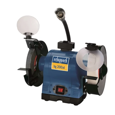 Scheppach BG 200 AL Kettős köszörű fehér korongal 5903110901