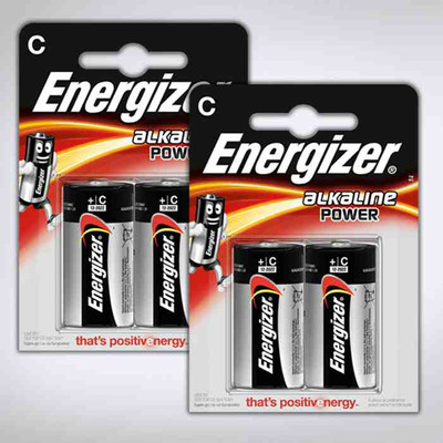 Tartós C elem (4 db) - Energizer Alkaline Power C elem, 4 db