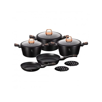 Berlinger Haus BH-8168 Black Rose Collection edénykészlet 10 db-os