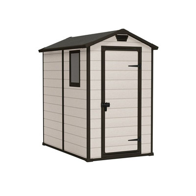 KETER MANOR 4x6 BÉZS MŰANYAG KERTI HÁZ (255138)