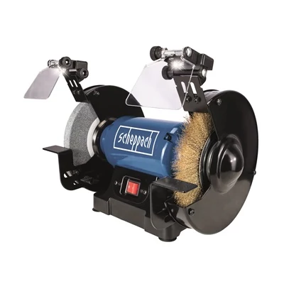 SCHEPPACH SM 200 LB - KETTŐS KÖSZÖRŰ KEFEKORONGGAL 5903111901