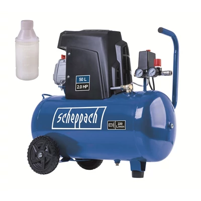 SCHEPPACH HC 65 - olajkenésű kompresszor 10 bar / 50 liter