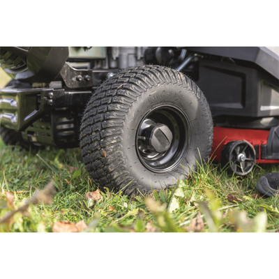 scheppach TMR 452-98H-RD - 98 CM-ES FŰNYÍRÓ TRAKTOR HÁTSÓ KIDOBÁSSAL ÉS HIDROSZTATIKUS SEBESSÉGVÁLTÓVAL