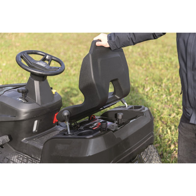SCHEPPACH TMR 452-98H-SD - 98 cm-es fűnyíró traktor oldalsó kidobással és hidrosztatikus sebességváltóval