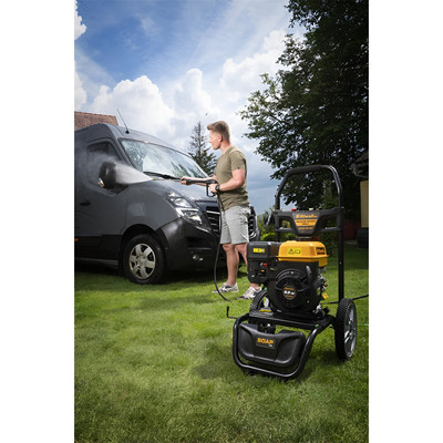 RIWALL RPPW 250 SET - BENZINMOTOROS MAGASNYOMÁSÚ MOSÓ 250 BAR TARTOZÉKOKKAL