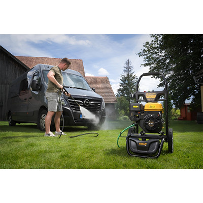 RIWALL RPPW 250 SET - BENZINMOTOROS MAGASNYOMÁSÚ MOSÓ 250 BAR TARTOZÉKOKKAL