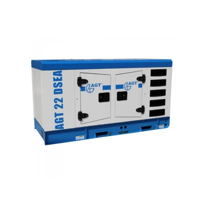 AGT 22 DSEA dízel AVR áramfejlesztő 400V-22 kVA, hangszigetelt burkolat