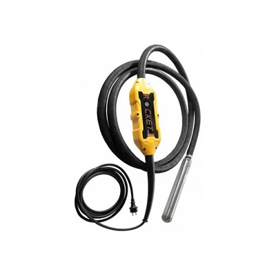 ENAR ROCKET nagyfrekvenciás betonvibrátor szett - 5 m tengely+38mm fej0,75 kW, 5m kábel, 230V