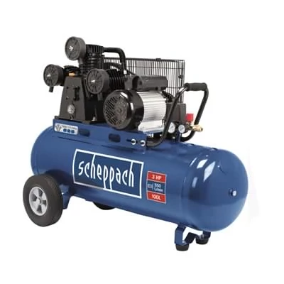 SCHEPPACH HC 550 TC - OLAJKENÉSŰ HÁROMHENGERES ÉKSZÍJAS KOMPRESSZOR 100 L