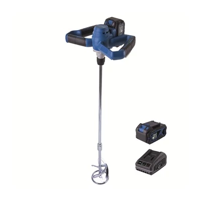 Scheppach BC-PMX100-X-SET L - akkus keverőgép indukciós motorral IXES 20 V (4Ah akkuval és 2,4A töltővel)