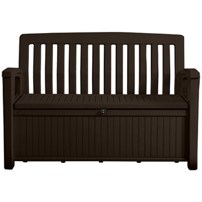Curver KETER PATIO BENCH MŰANYAG KERTI PAD/TÁROLÓ 227L BARNA