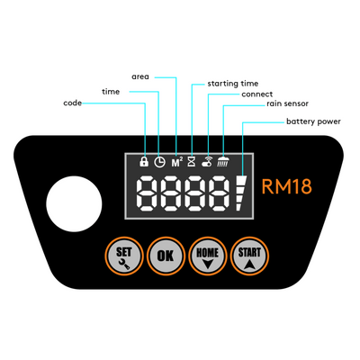 RIWALL RRM 650 APP - AKKUMULÁTOROS ROBOTFŰNYÍRÓ 600 M2, WIFI ÉS BLUETOOTH VEZÉRLÉSI LEHETŐSÉGGEL